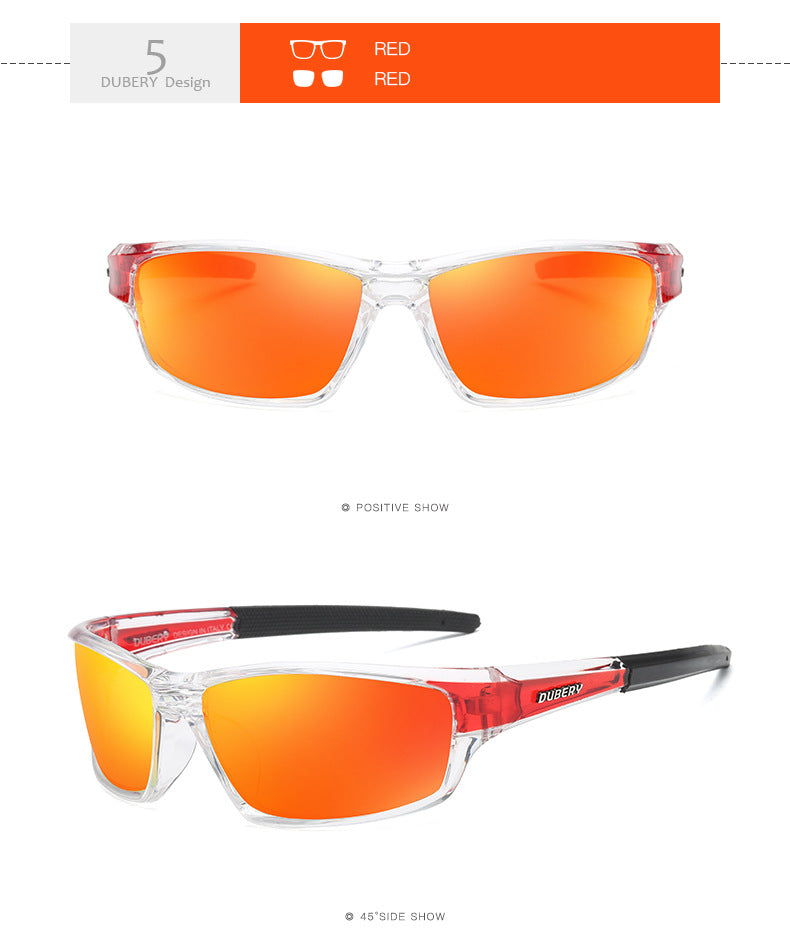 Sports sunglasses, male driver riding sunglasses